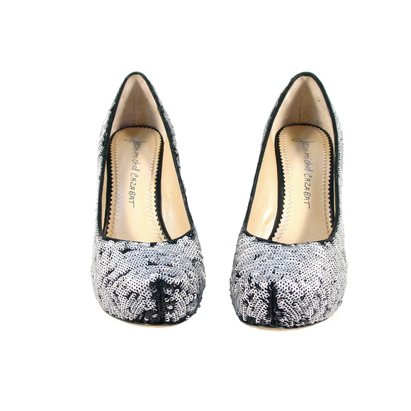 JEAN-MICHEL CAZABAT Zilla Sequin Platform Pumps 39 - Picture 2 of 8